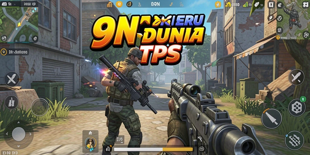 Tampilan utama gameplay 9N9N yang mendebarkan dan penuh aksi.