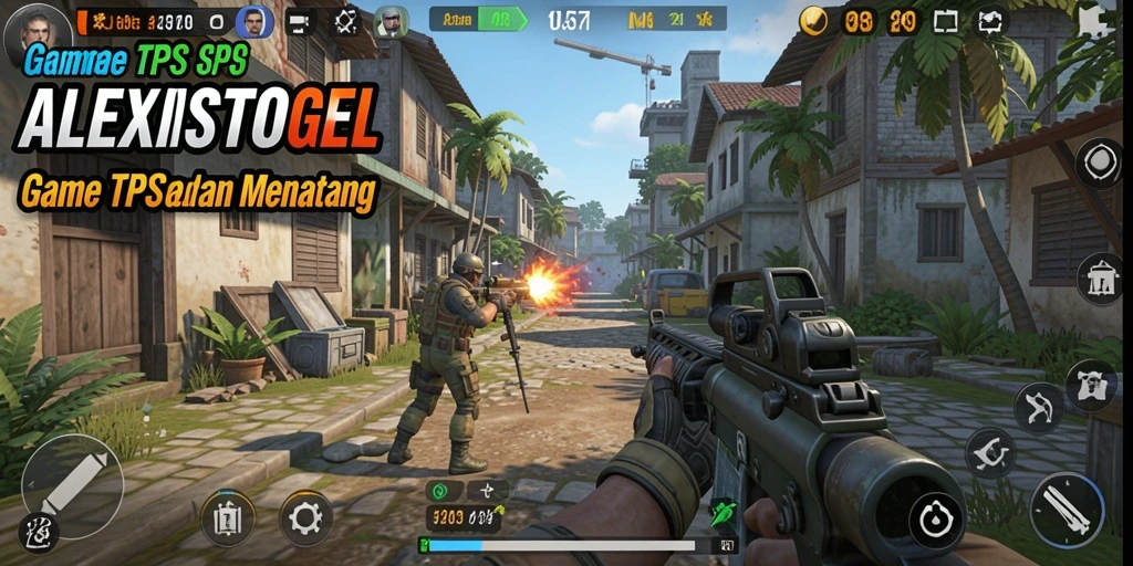 Tampilan seru gameplay ALEXISTOGEL dengan aksi tembak-menembak yang mendebarkan.