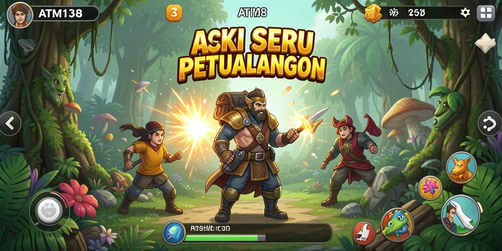 Tampilan gameplay seru dan mendebarkan dalam ATM138.