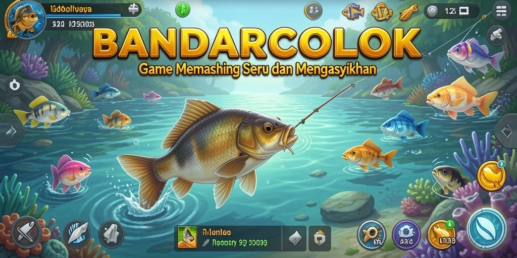 Tampilan pengambilan gambar yang menakjubkan dari gameplay Fishing.