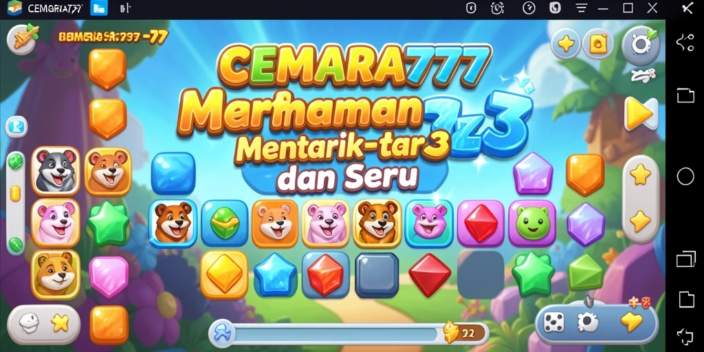 Screenshot CEMARA777 menunjukkan gameplay seru dan menantang.