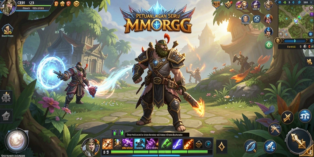 Screenshot gameplay CERI123 yang menampilkan aksi pertempuran seru.