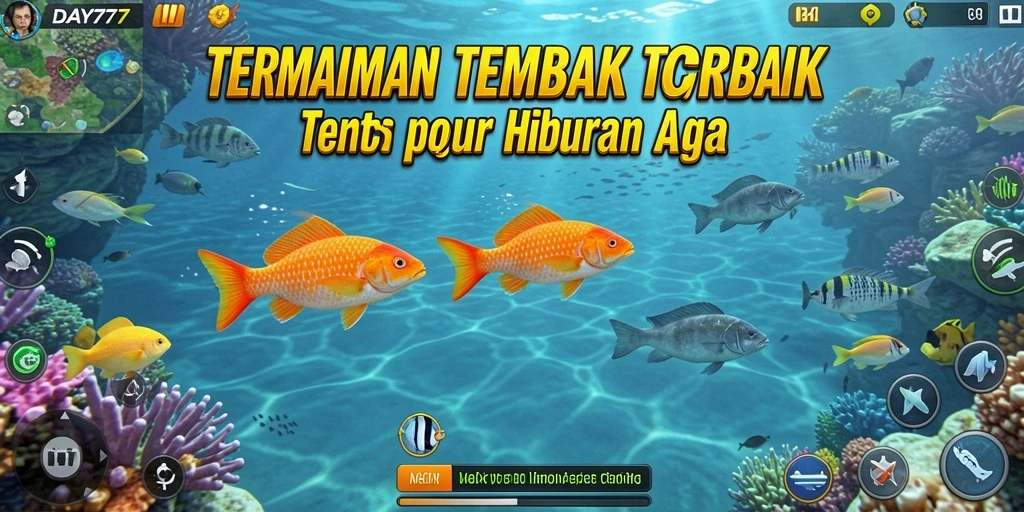 Screenshot gameplay <strong>DAY777</strong> yang menunjukkan aksi menembak ikan.
