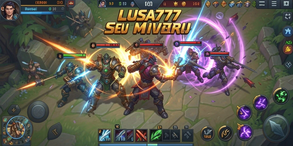Tampilan gameplay LUSA777 yang mendebarkan dan penuh aksi.