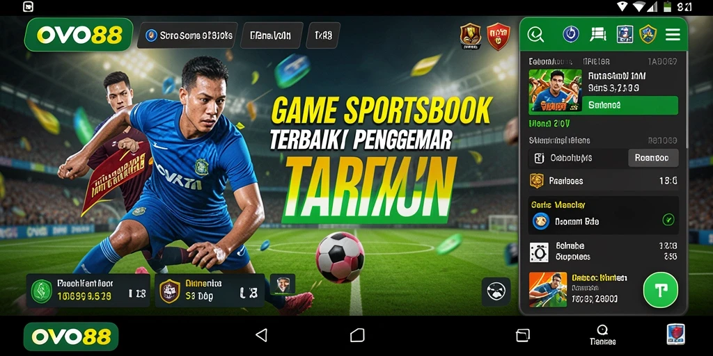 Tampilan gameplay menarik dari aplikasi OVO88.