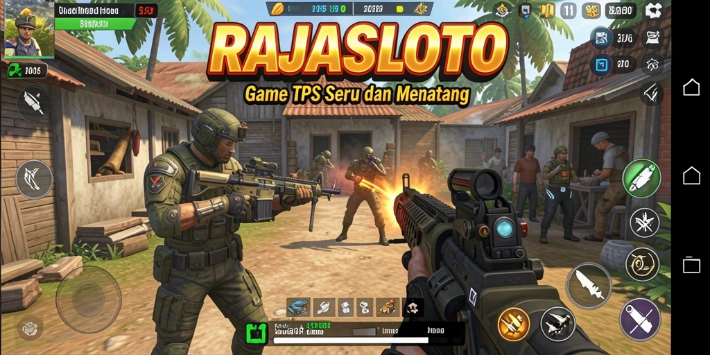 Tampilan menarik dari gameplay seru RAJASLOTO.