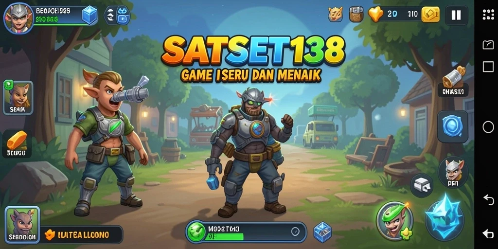 Tampilan gameplay SATSET138 yang menarik dan menghibur.
