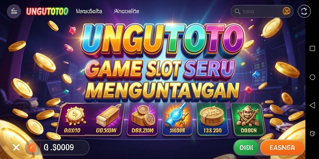 Tangkapan layar gameplay UNGUTOTO menampilkan keseruan permainan Slot.