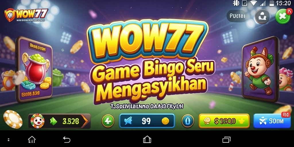 Screenshot gameplay WOW77 menampilkan keseruan bermain Bingo.